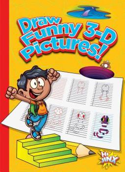 Paperback Draw Funny 3-D Pictures! Book