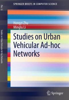 Paperback Studies on Urban Vehicular Ad-Hoc Networks Book