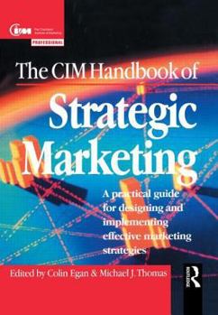 Hardcover The CIM Handbook of Strategic Marketing Book
