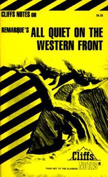 Paperback All Quiet on the Western Front, Notes Book