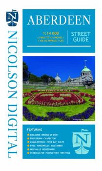 Paperback Nicolson Aberdeen Street Guide Book