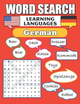 Paperback Word Search German: Word Find Puzzles Book