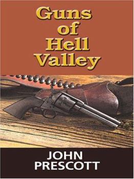 Paperback Guns of Hell Valley [Large Print] Book