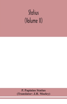 Paperback Statius (Volume II) Book