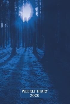 Weekly Diary 2020: Week to a page planner with added extras in the Diary for Student/Teacher/Home/Business - Woodland Blue Cover