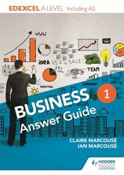 Paperback Edexcel Business a Level Year 1: Answer Guide Book