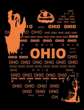 Paperback Ohio: Unruled Blank Sketch Notebook 7.44" x 9.69" 100 pages 50 sheets Book