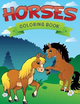Paperback Horses Coloring Book