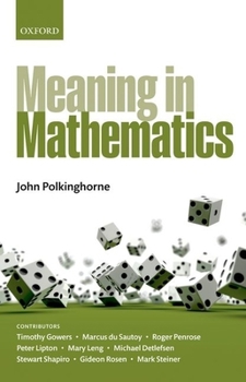Hardcover Meaning in Mathematics Book