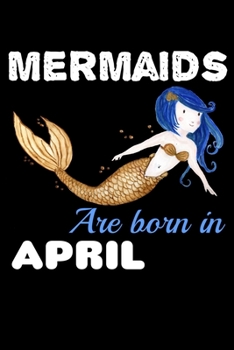 Paperback Mermaids Are Born In April: Personal Expense Tracker Book