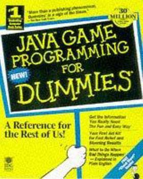 Paperback Java Game Programming for Dummies [With Includes Soundforge Xp 4.0b, JDK, Goldwave...] Book