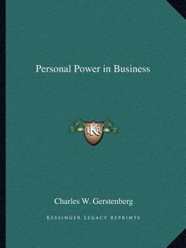 Paperback Personal Power in Business Book