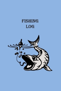 Fishing Log: Cartoon Fish & Bait