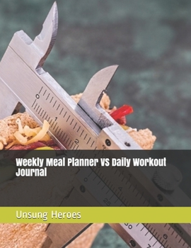 Paperback Weekly Meal Planner VS Daily Workout Journal Book