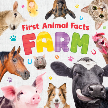 Board book First Animal Facts: Farm Book