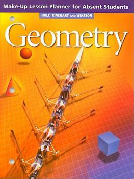 Paperback Geometry Make-Up Lesson Planner for Absent Students Book