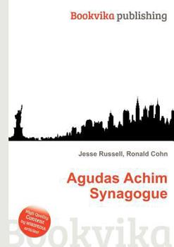 Paperback Agudas Achim Synagogue Book