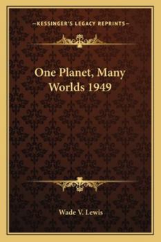 Paperback One Planet, Many Worlds 1949 Book