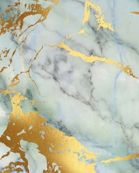 Paperback Gilded Gold Composition Notebook - Large Unruled Notebook - 8x10 Blank Notebook (Softcover Journal / Notebook / Sketchbook / Diary) Book