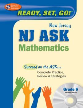 NJ ASK Grade 6 Mathematics w/ CD-ROM