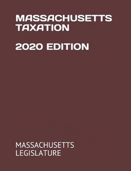 Paperback Massachusetts Taxation 2020 Edition Book