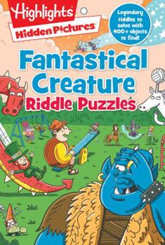 Paperback Fantastical Creature Riddle Puzzles Book