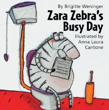 Hardcover Zara Zebra's Busy Day Book