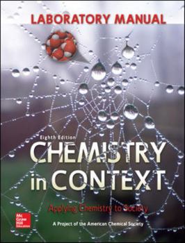 Spiral-bound Laboratory Manual Chemistry in Context Book
