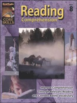 Paperback Reading Comprehension Workbook Grade 8 (Steck-vaughn Core Skills) Book
