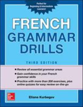 Paperback French Grammar Drills, Third Edition Book