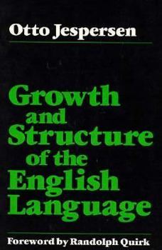 Paperback Growth and Structure of the English Language Book