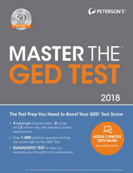 Paperback Master the GED Test 2018 Book