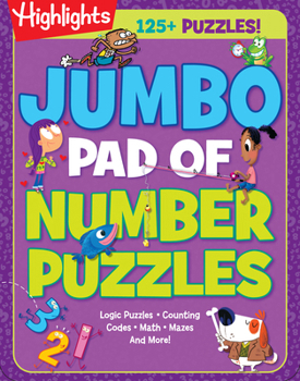 Paperback Jumbo Pad of Number Puzzles Book