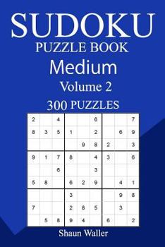 Paperback 300 Medium Sudoku Puzzle Book