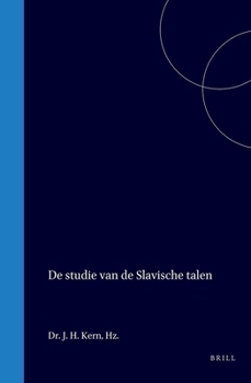 Hardcover de Studie Van de Slavische Talen [Dutch] Book