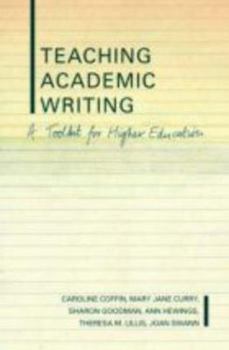 Paperback Teaching Academic Writing: A Toolkit for Higher Education Book