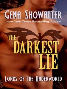 Hardcover The Darkest Lie (Lords of the Underworld) [Large Print] Book