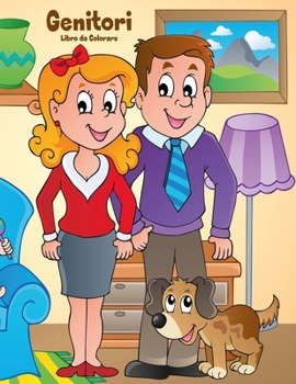 Paperback Genitori Libro da Colorare 1 [Italian] Book