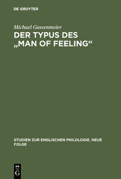 Hardcover Der Typus des "man of feeling" [German] Book