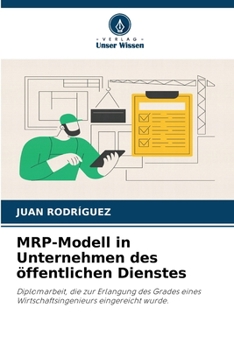 Paperback MRP-Modell in Unternehmen des öffentlichen Dienstes [German] Book