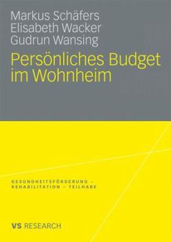 Paperback Persönliches Budget Im Wohnheim [German] Book