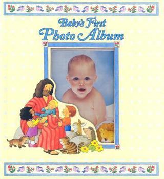 Hardcover Baby's First Photo Album (First Bible Collection) Book