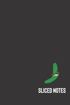 sliced notes: small lined Cucumber Notebook / Travel Journal to write in (6'' x 9'') 120 pages