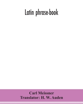 Paperback Latin Phrase-Book Book
