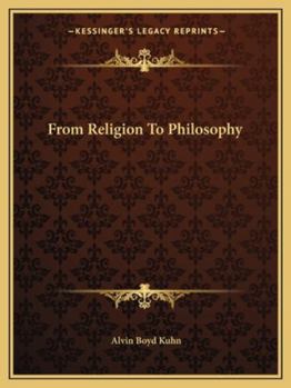 Paperback From Religion To Philosophy Book