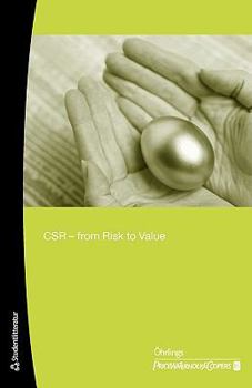 Paperback Csr - from Risk to Value Book