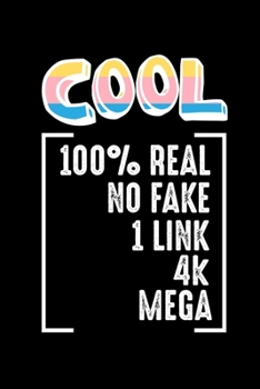 Notebook: Calendar / Planner 2020 Cool Fake Real 4K Mega Real Old School Gift 120 Pages, 6X9 Inches, Yearly, Monthly, Weekly & Daily