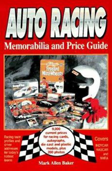 Paperback Auto Racing Memorabilia and Price Guide Book