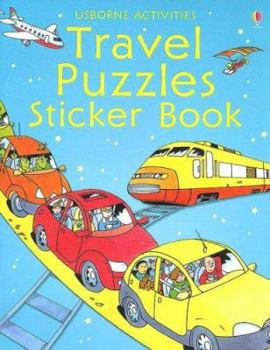 Paperback Travel Puzzles Sticker Book [With Stickers] Book