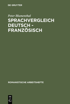 Hardcover Sprachvergleich Deutsch - Französisch [German] Book